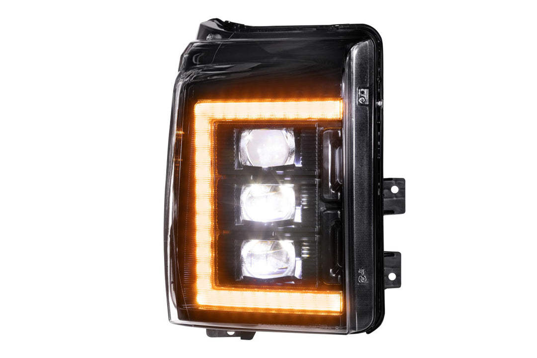 FORD SUPER DUTY (11-16) XB LED HEADLIGHTS (AMBER DRL)