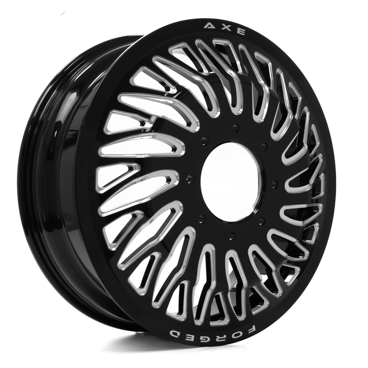 AXE AF10 DUALLY Wheel | Gloss Black Milled