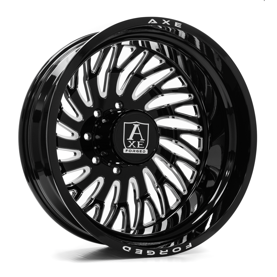 AXE AF10 DUALLY Wheel | Gloss Black Milled