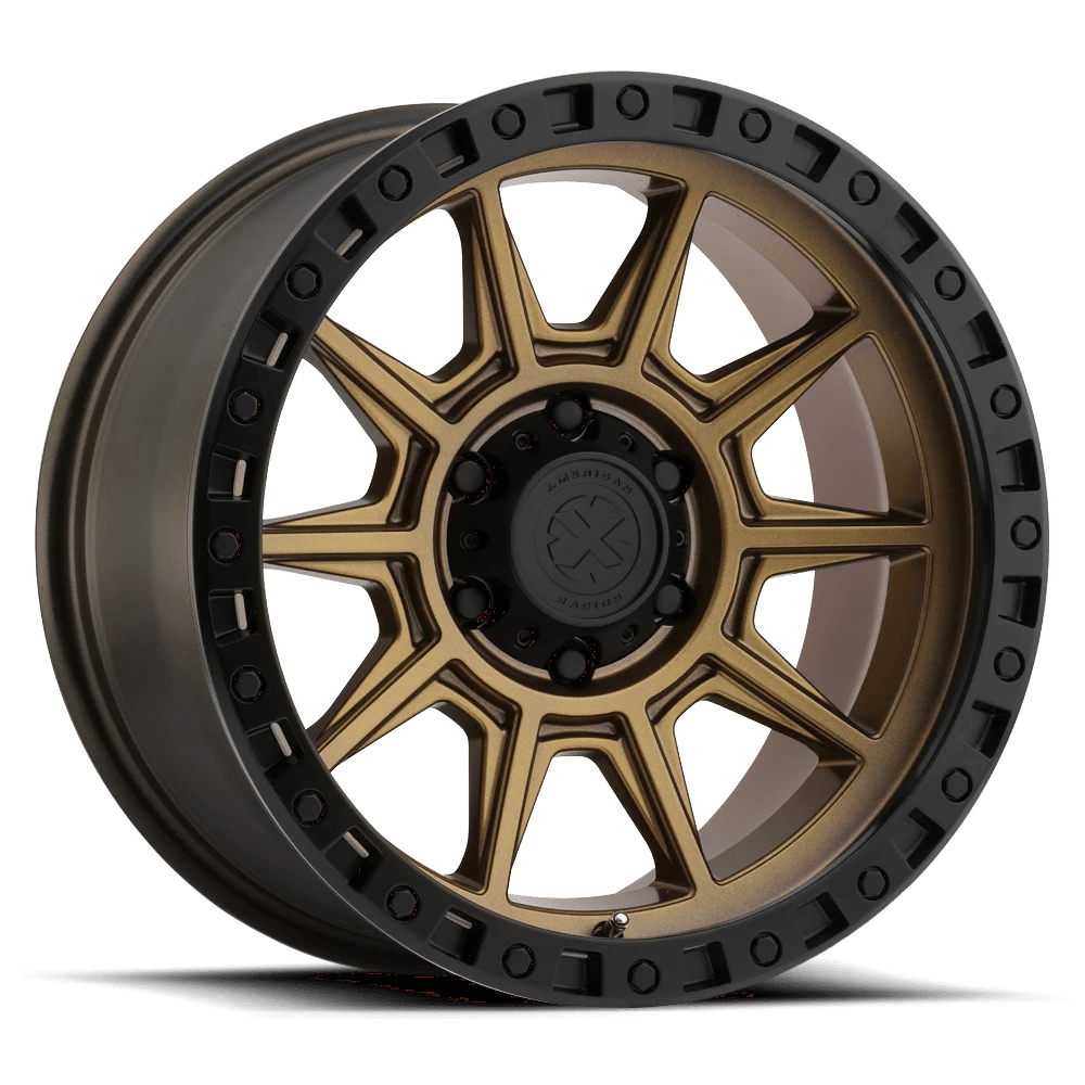 ATX Series AX202 Wheel | Matte Bronze W/ Black Lip