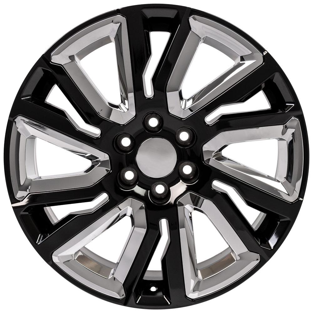 OE CV39 Replica Wheel | Black and Chrome
