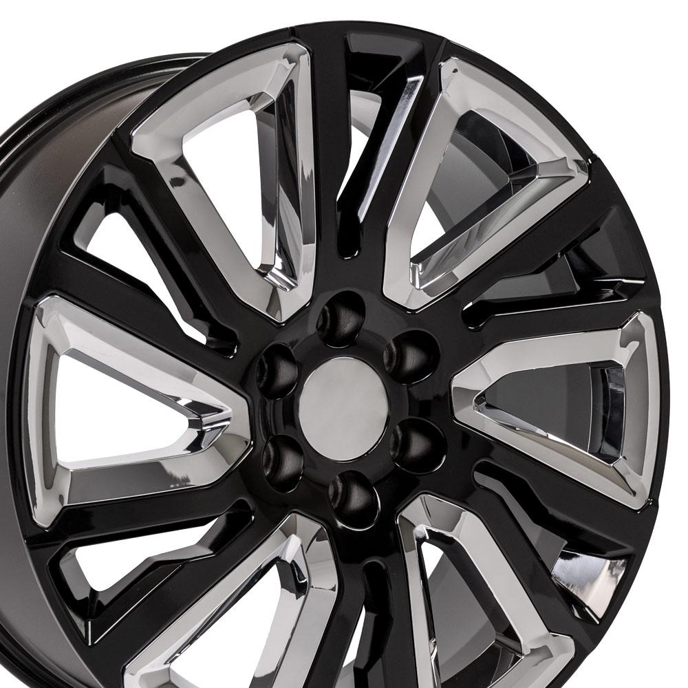 OE CV39 Replica Wheel | Black and Chrome