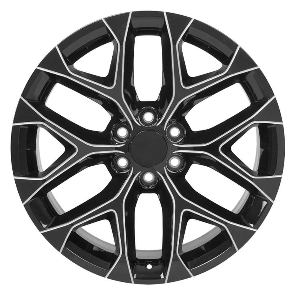 OE CV98B Replica Wheel | Black with Milled Edge
