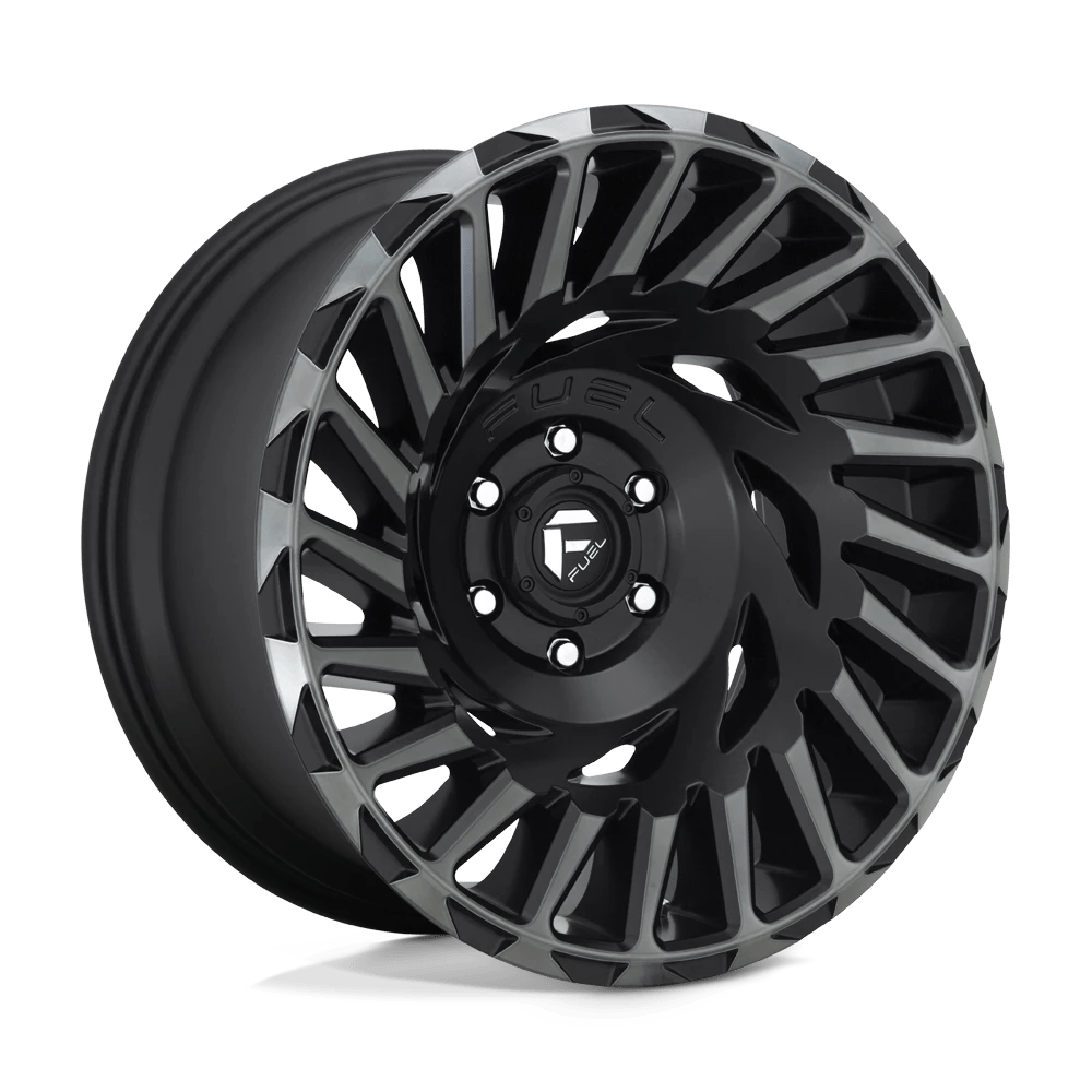 Fuel 1PC D683 CYCLONE Wheel | Matte Machined Double Dark Tint