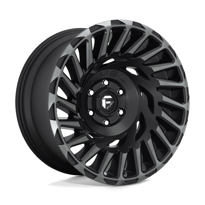 Fuel 1PC D683 CYCLONE Wheel | Matte Machined Double Dark Tint