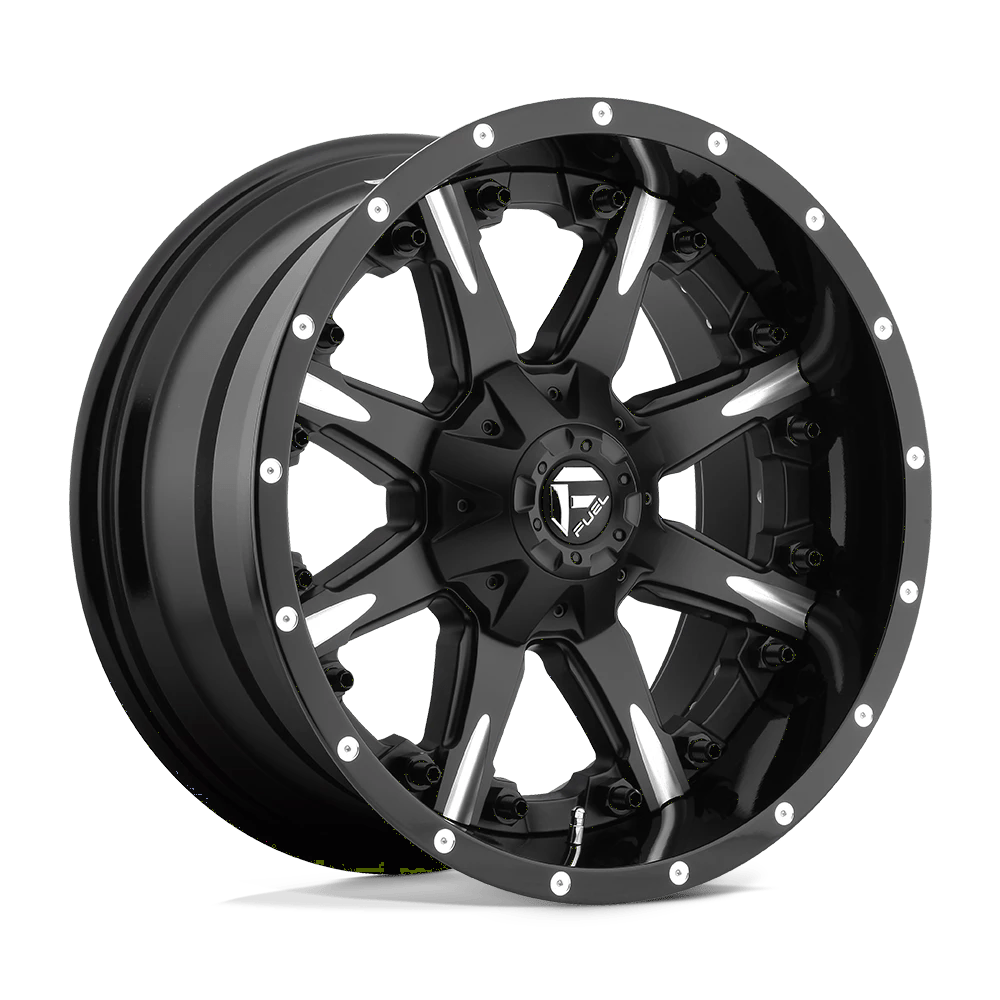 Fuel 2PC D251 NUTZ Wheel | Matte Black Milled