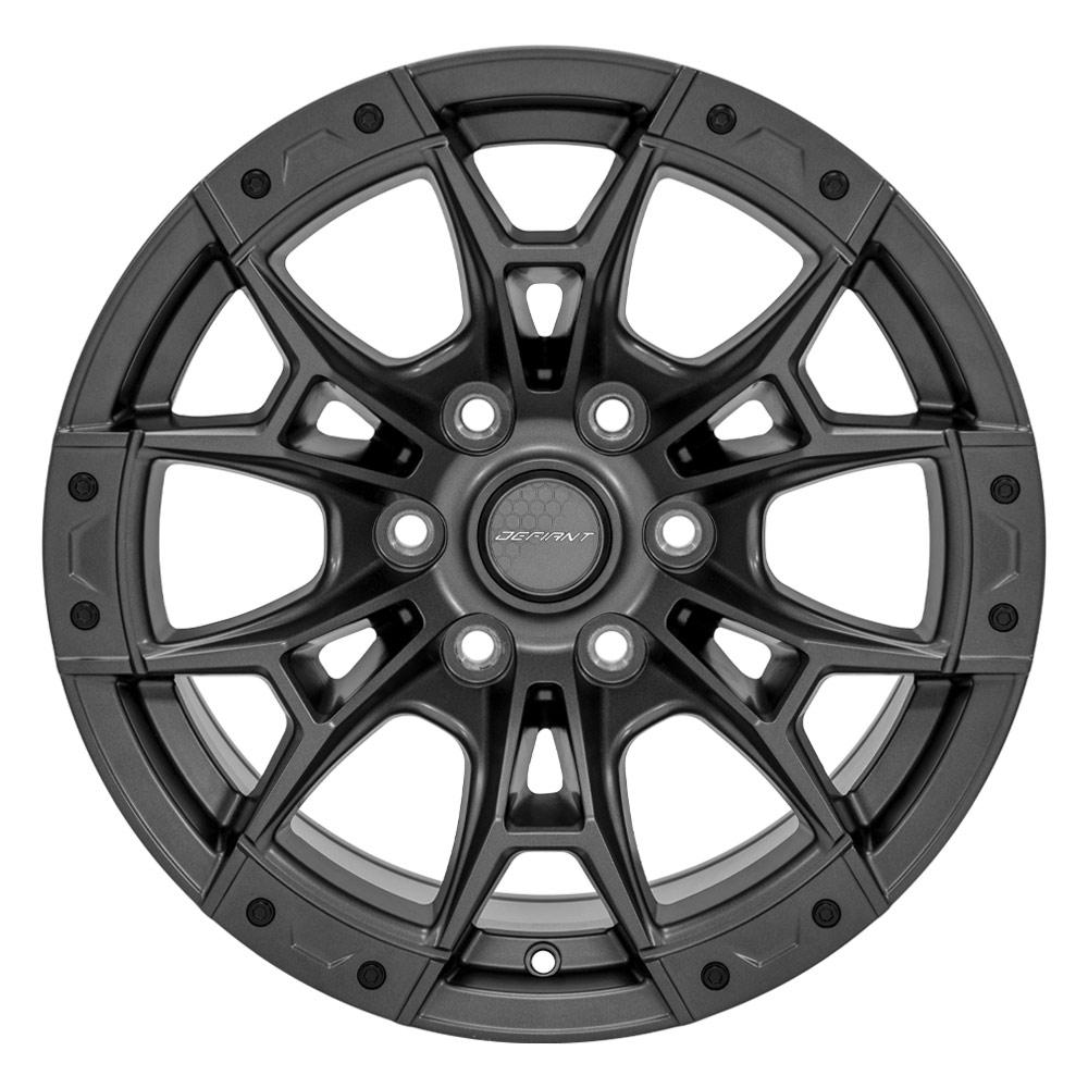 DEFIANT DF04 Wheel | Dark Matte Charcoal