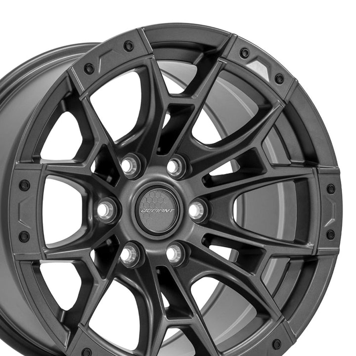 DEFIANT DF04 Wheel | Dark Matte Charcoal