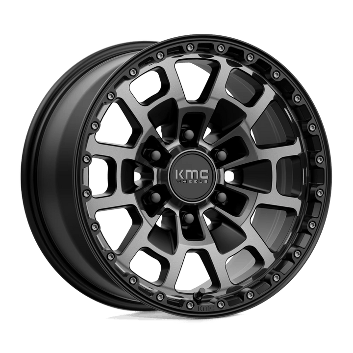 KMC KM718 SUMMIT Wheel | Satin Black W/ Gray Tint