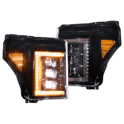 FORD SUPER DUTY (11-16) XB LED HEADLIGHTS (AMBER DRL)