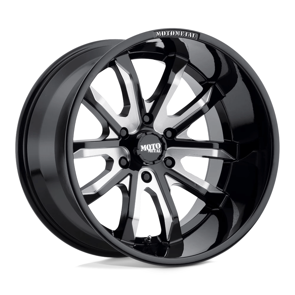 Moto Metal MO983 DAGGER Wheel | Gloss Black Milled