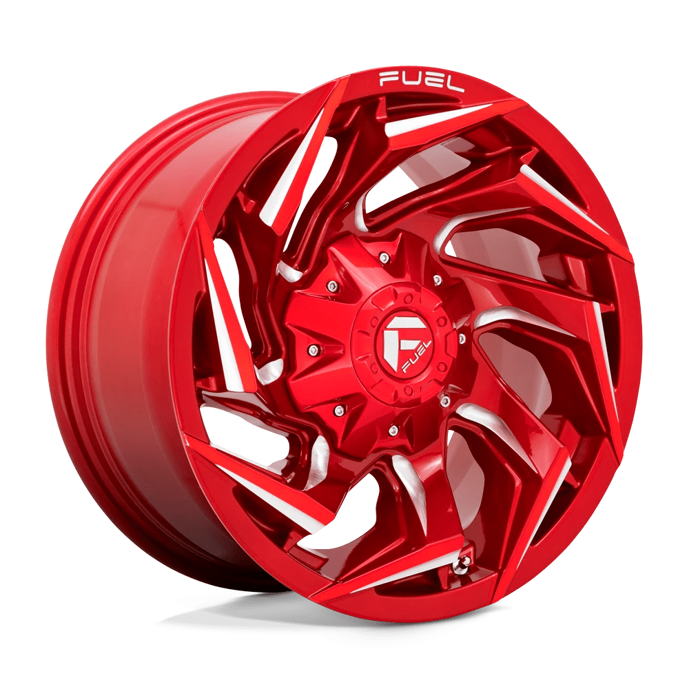 Fuel 1PC D754 REACTION Wheel | Candy Red Milled