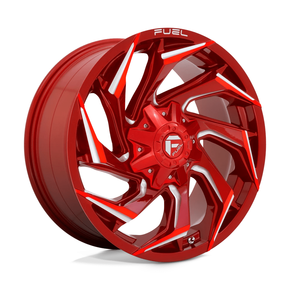 Fuel 1PC D754 REACTION Wheel | Candy Red Milled