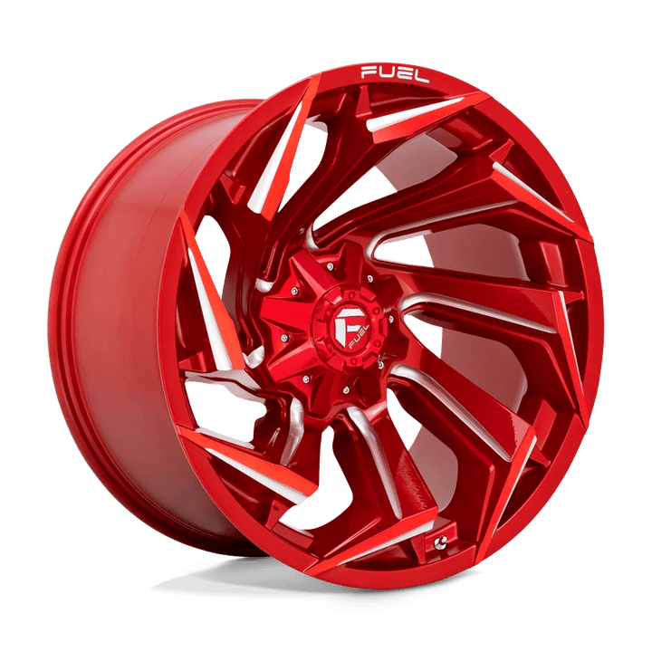 Fuel 1PC D754 REACTION Wheel | Candy Red Milled