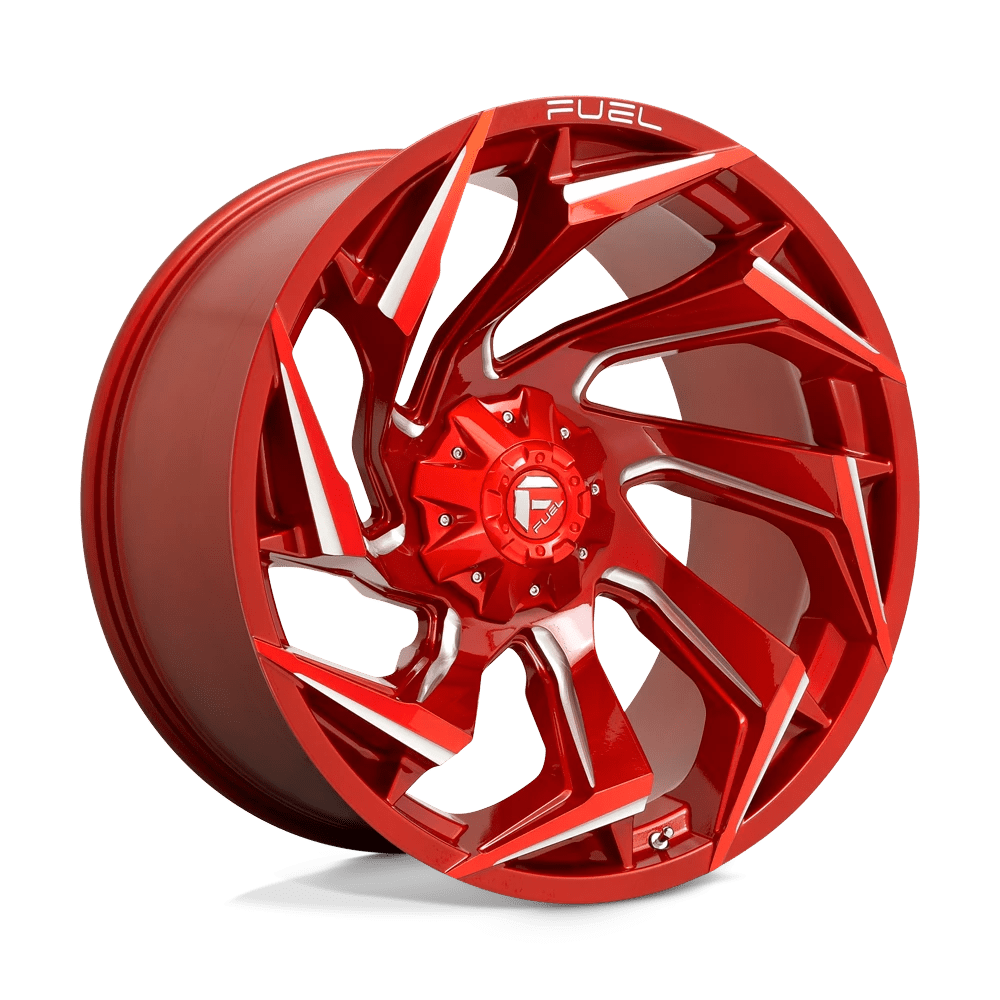 Fuel 1PC D754 REACTION Wheel | Candy Red Milled