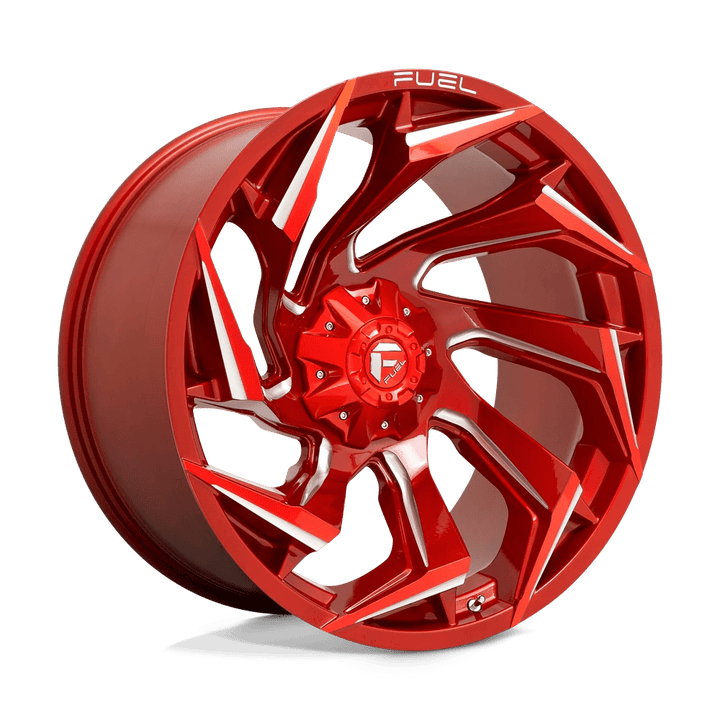 Fuel 1PC D754 REACTION Wheel | Candy Red Milled