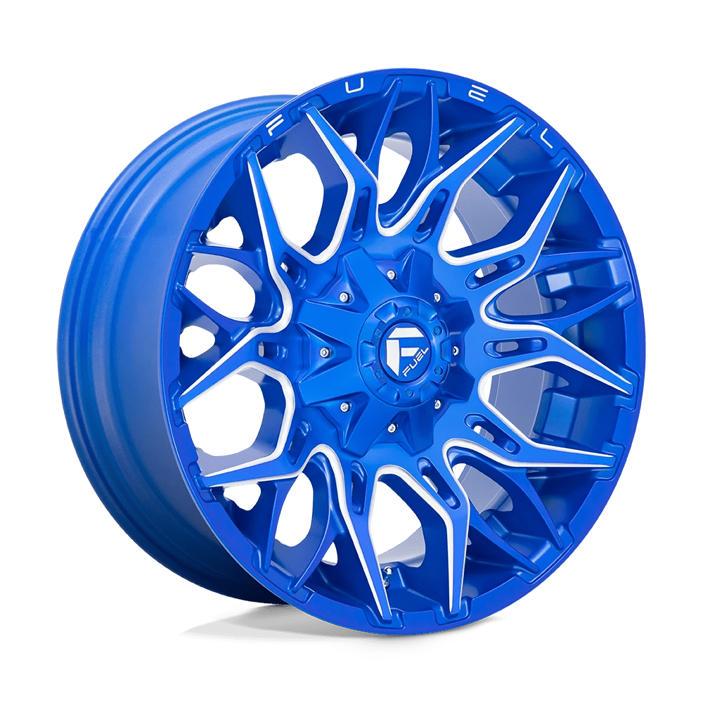 Fuel 1PC D770 TWITCH Wheel | Anodized Blue Milled