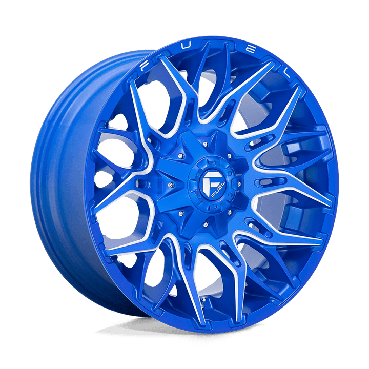 Fuel 1PC D770 TWITCH Wheel | Anodized Blue Milled