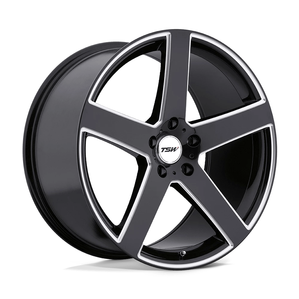 TSW RIVAGE Wheel | Gloss Black W/ Milled Spoke